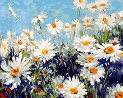 Painting By Numbers Oil Painting Sunflower Home Decor