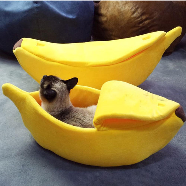 Cat Bed Banana Shape